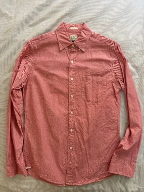 J.Crew Pink Slim-Fit Button-Down, Small